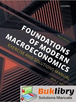 Solutions Manual Foundations of Modern Macroeconomics 3rd edition by Heijdra