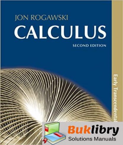Solutions Manual Calculus- Early Transcendentals 2nd edition by Jon Rogawski