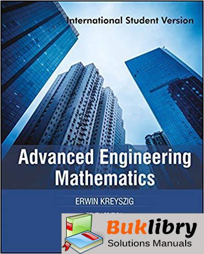Students Solutions Manual Advanced Engineering Mathematics 10th edition by Kreyszig & Kreyszig