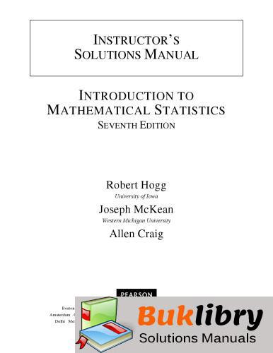 Introduction to Mathematical Statistics by Craig & Hogg