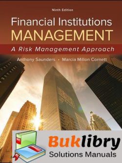 Solutions Manual of Financial Institutions Management: A Risk Management Approach by Cornett