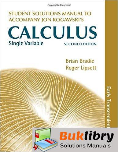 Accompany Jon Rogawski's Single Variable Calculus by Bradie & Lipsett
