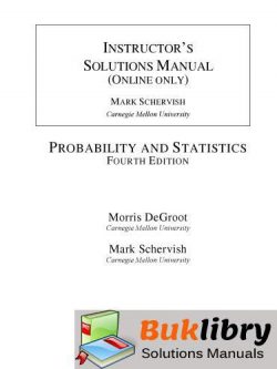 Probability and Statistics by DeGroot & Schervish