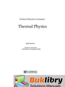 Thermal Physics by Baierlein by Baierlein