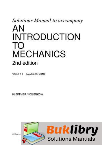 Accompany an Introduction to Mechanics by Kolenkow & Kleppner