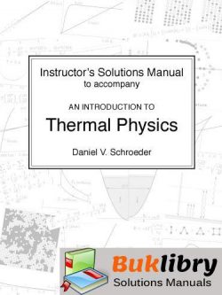 Manual Thermal Physics by Schroeder