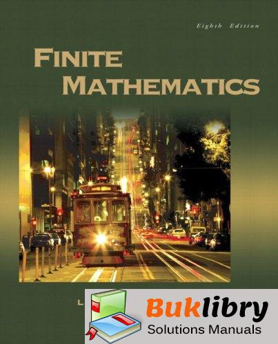 Finite Mathematics by Lial & Greenwell