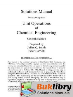 Unit Operations of Chemical Engineering by McCabe & Smith