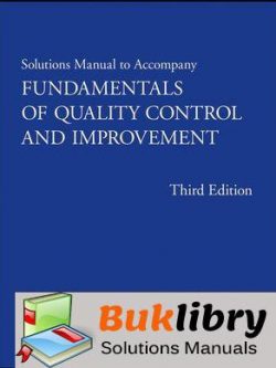 Fundamentals of Quality Control and Improvement by Mitra